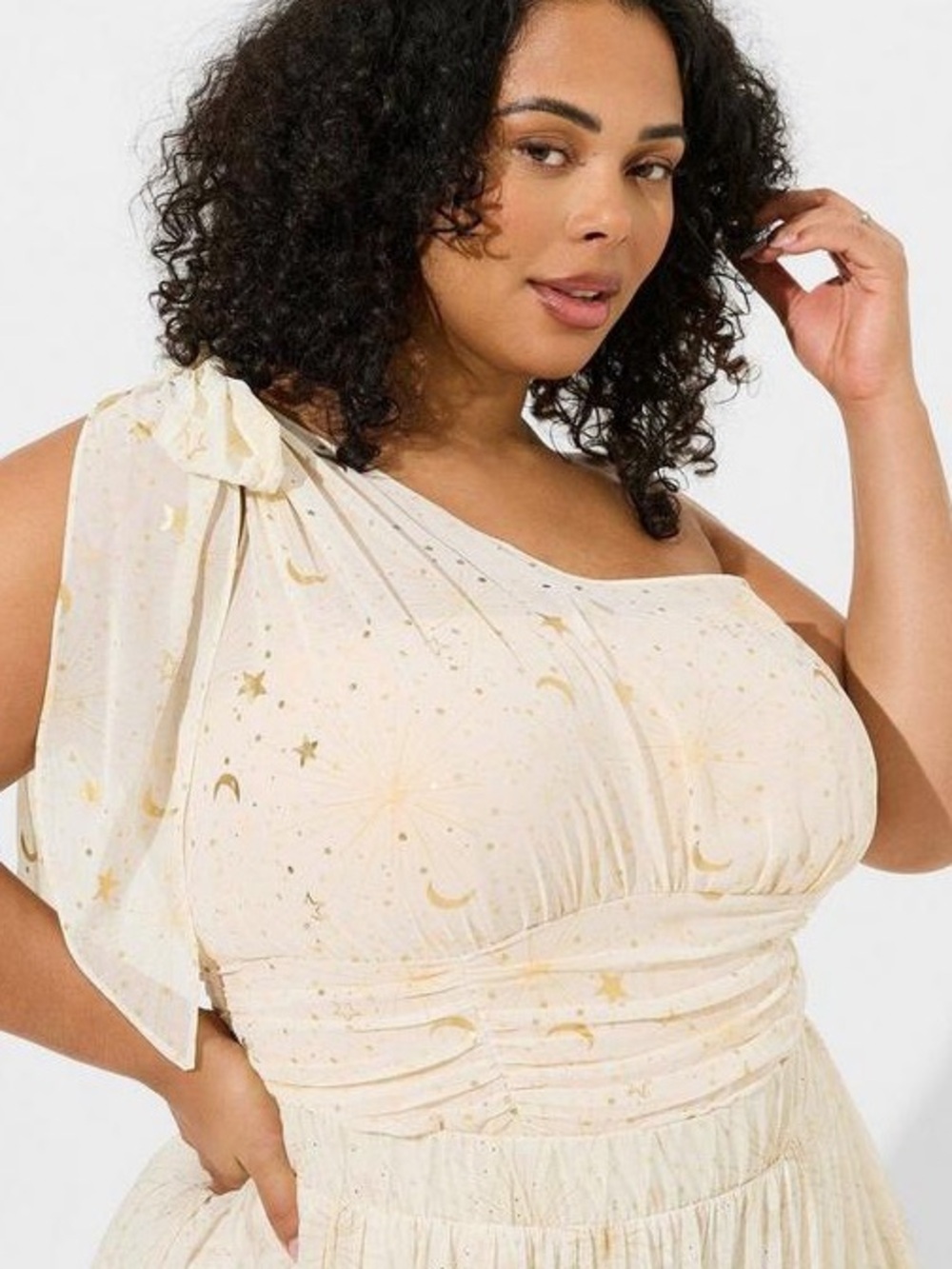 Torrid Celestial One Shoulder Top -NWT